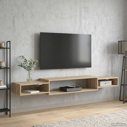Mobile TV da Parete A parete Rovere Sonoma 180 x 28 x 21 cm | homemem39