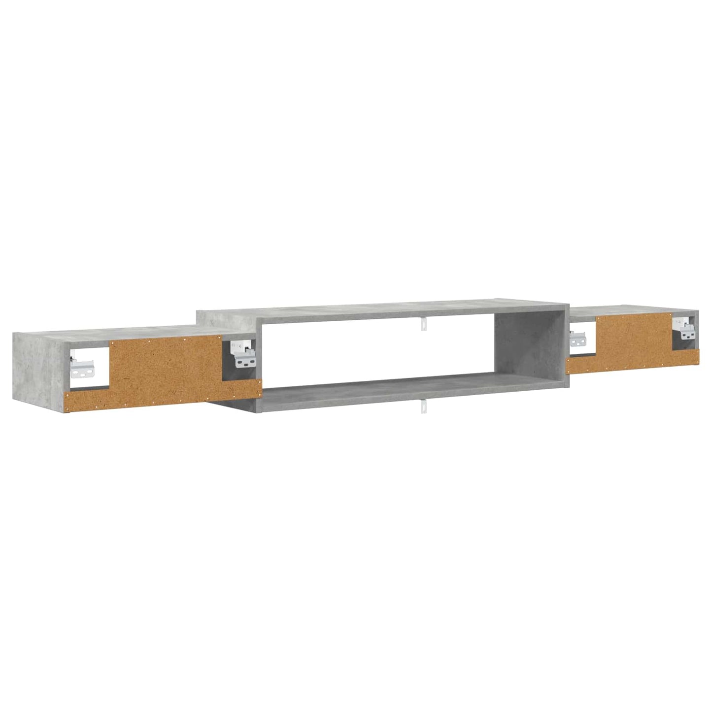 Mobile TV da Parete A parete Grigio Cemento 180 x 28 x 21 cm | homemem39