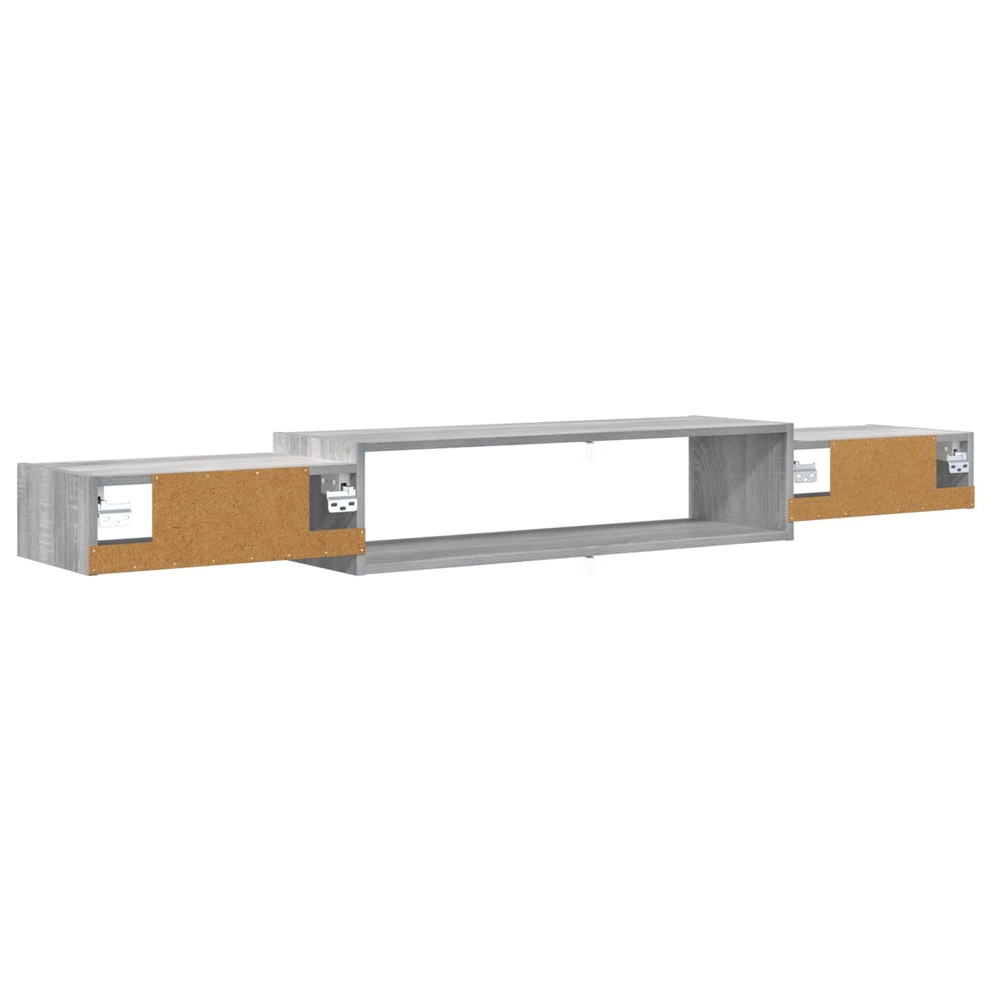Mobile TV da Parete A parete Sonoma grigio 180 x 28 x 21 cm | homemem39
