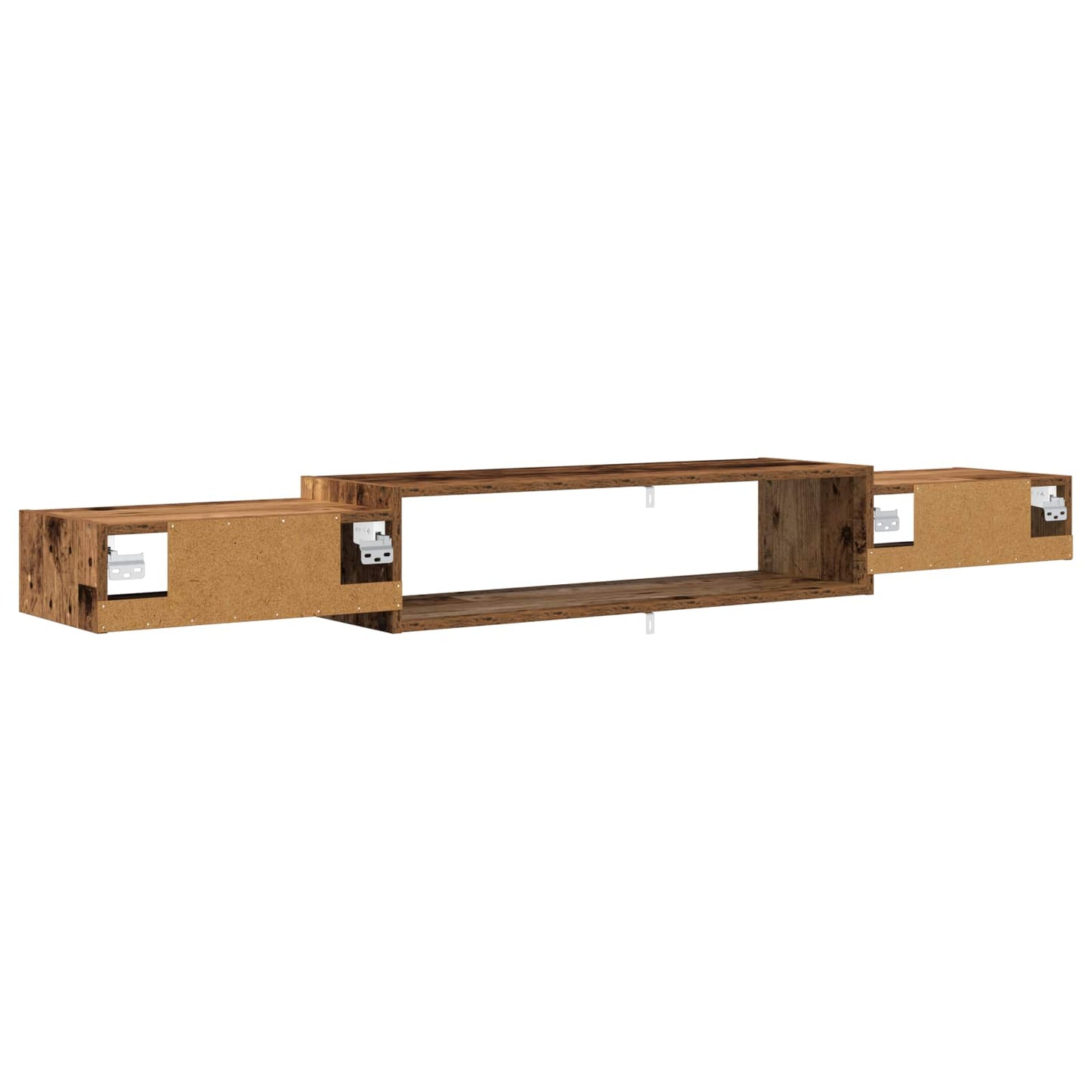 Mobile TV da Parete A parete Legno antico 180 x 28 x 21 cm | homemem39