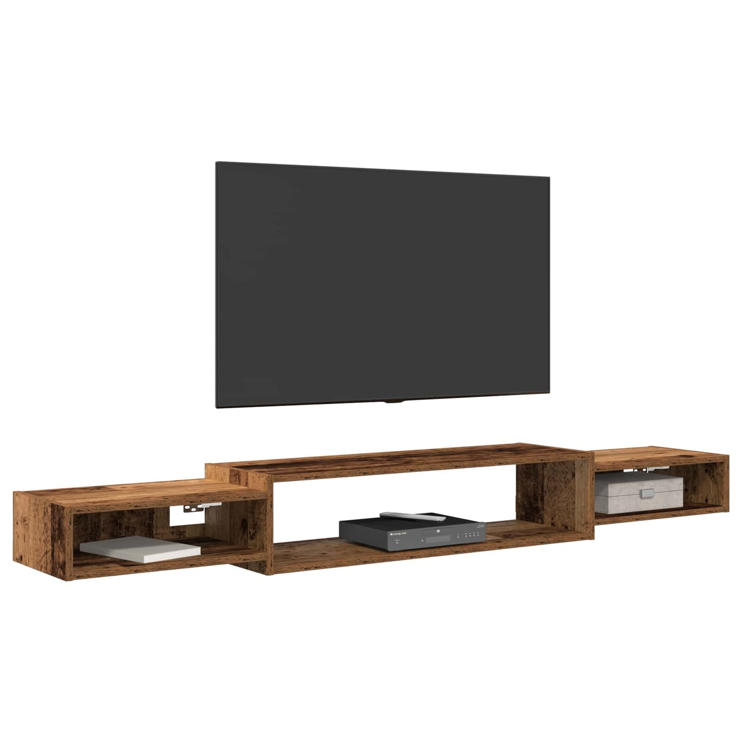 Mobile TV da Parete A parete Legno antico 180 x 28 x 21 cm | homemem39