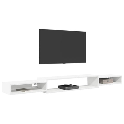 Mobile TV da Parete A parete Bianco 220 x 28 x 21 cm | homemem39