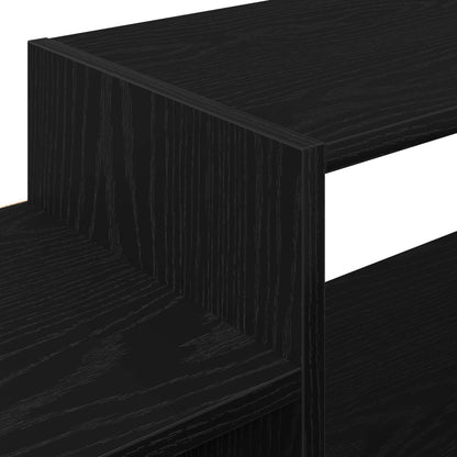 Mobile TV da Parete A parete Rovere Nero 220 x 28 x 21 cm | homemem39