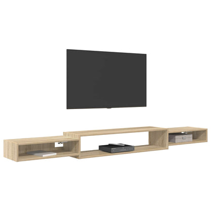 Mobile TV da Parete A parete Rovere Sonoma 220 x 28 x 21 cm | homemem39