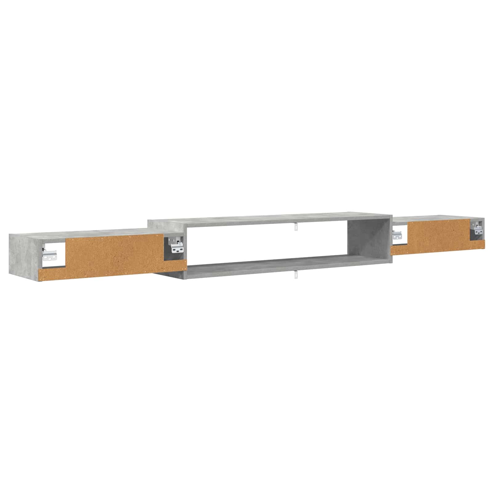 Mobile TV da Parete A parete Grigio Cemento 220 x 28 x 21 cm | homemem39