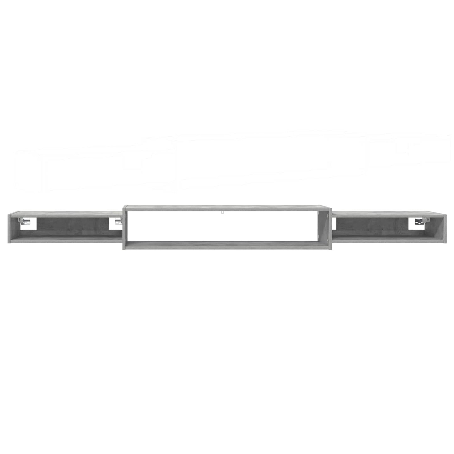 Mobile TV da Parete A parete Grigio Cemento 220 x 28 x 21 cm | homemem39