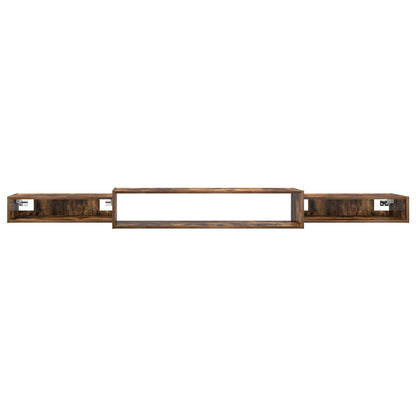 Mobile TV da Parete A parete Rovere Fumo 220 x 28 x 21 cm | homemem39