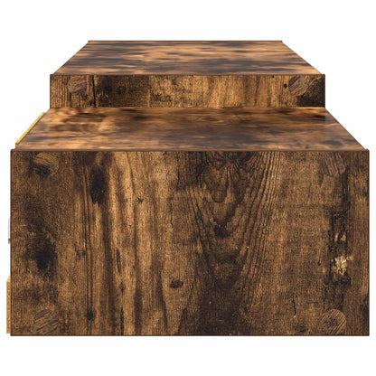 Mobile TV da Parete A parete Rovere Fumo 220 x 28 x 21 cm | homemem39