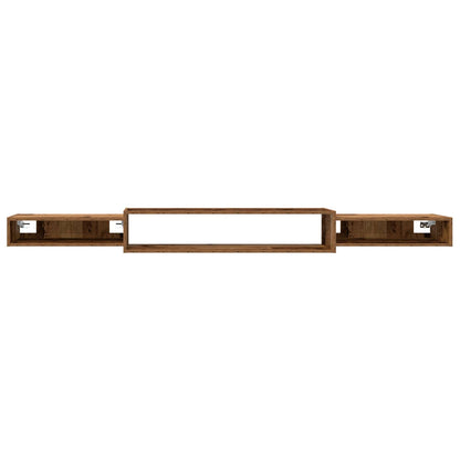 Mobile TV da Parete A parete Legno antico 220 x 28 x 21 cm | homemem39