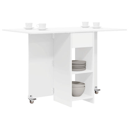 Tavolo da Pranzo 115 x 70 x 75 cm Legno ingegnerizzato Bianco | homemem39