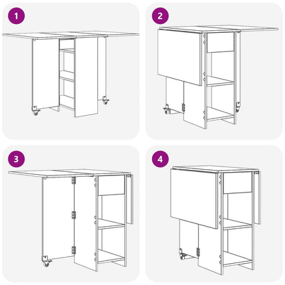 Tavolo da Pranzo 115 x 70 x 75 cm Legno ingegnerizzato