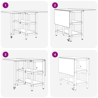 Tavolo da Pranzo 122 x 80 x 76,5 cm Legno ingegnerizzato | homemem39