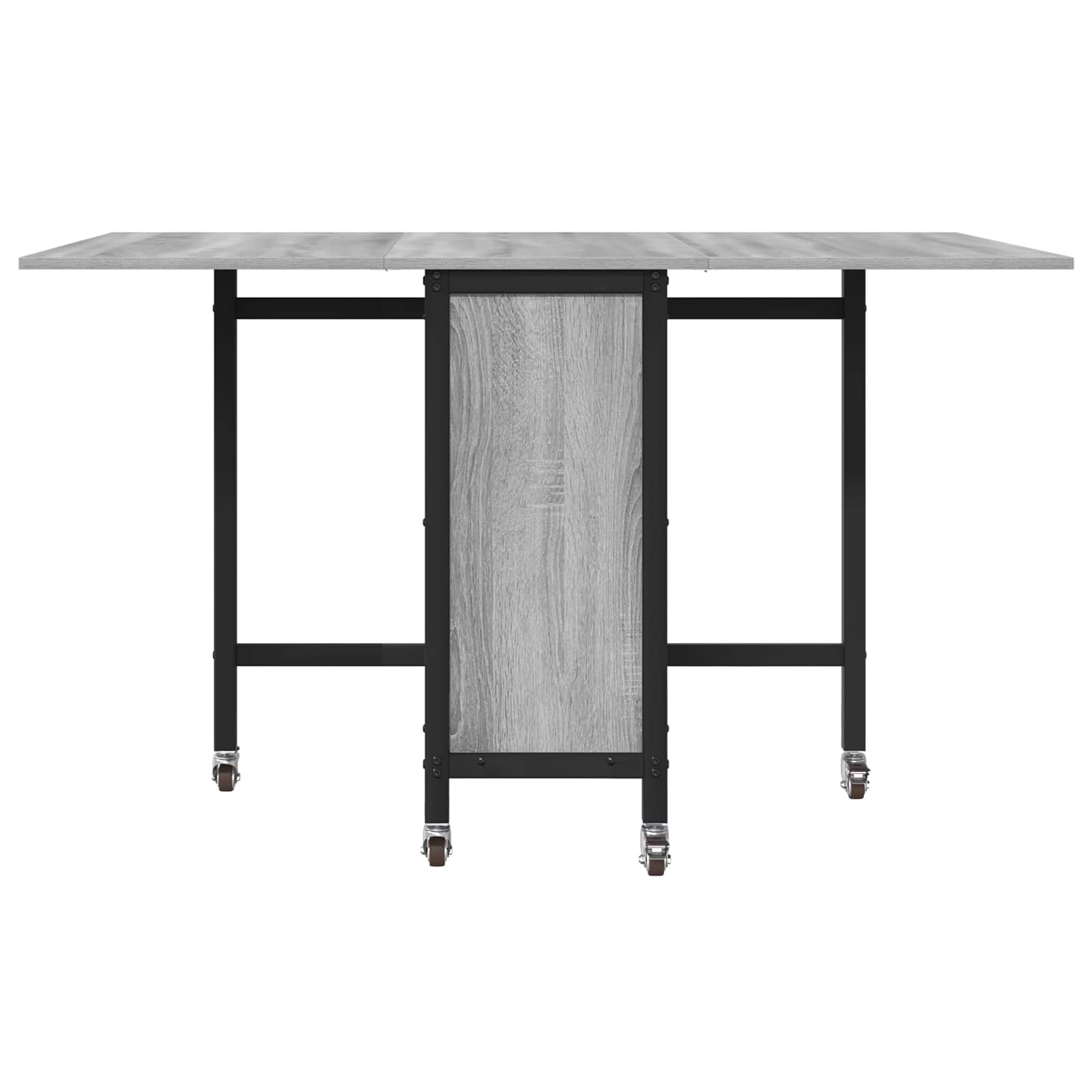 Tavolo da pranzo pieghevole con ruote 130 x 80 x 76,5 cm | homemem39