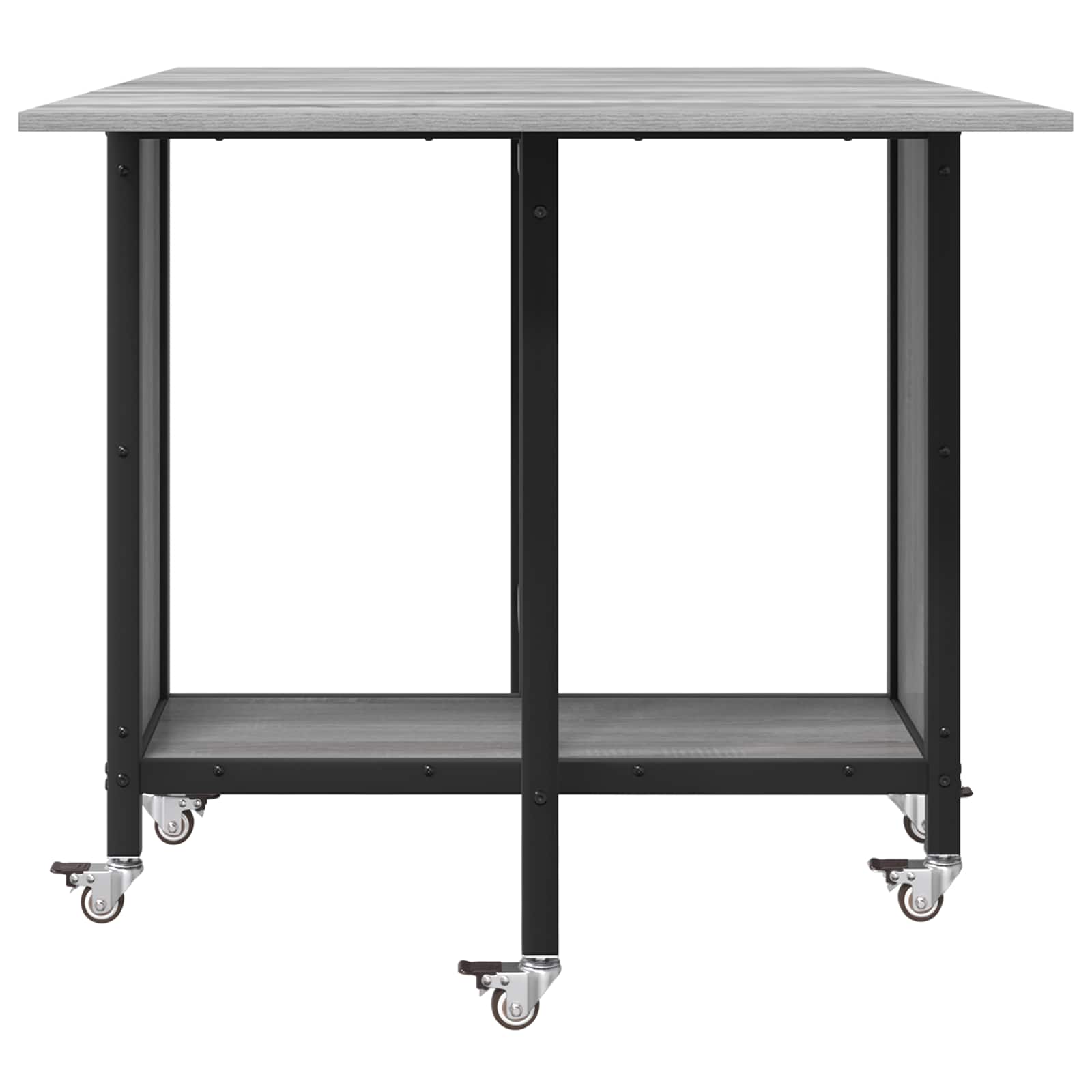 Tavolo da pranzo pieghevole con ruote 130 x 80 x 76,5 cm | homemem39