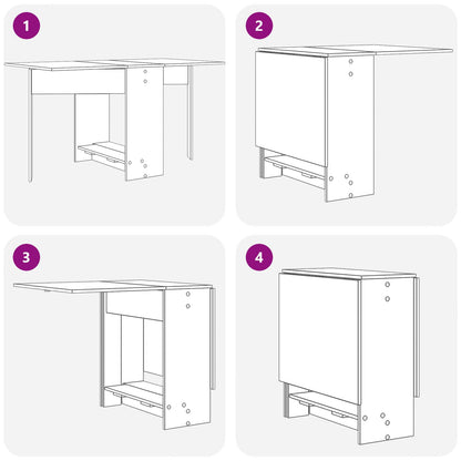 Tavolo da Pranzo 138 x 70 x 73,5 cm Legno ingegnerizzato Bianco | homemem39