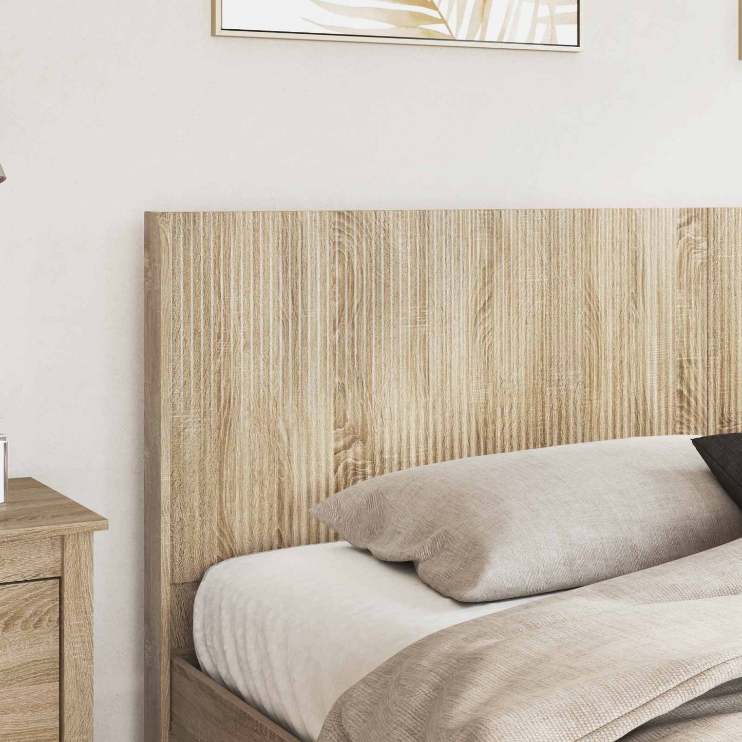 Testiera Letto Rovere Sonoma Legno ingegnerizzato
