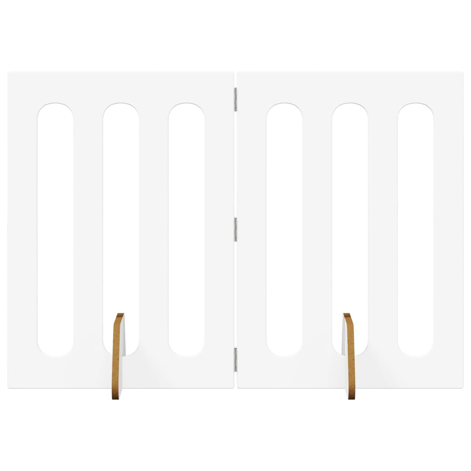 Recinto pieghevole per animali 2 pcs Bianco 100,5 x 38 x 70 cm | homemem39