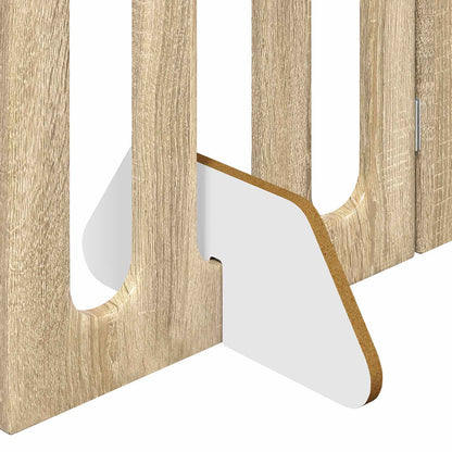 Recinto pieghevole per animali 2 pcs Rovere Sonoma | homemem39