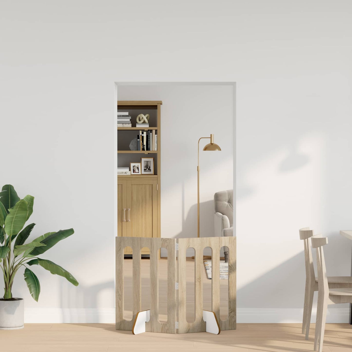 Recinto pieghevole per animali 2 pcs Rovere Sonoma