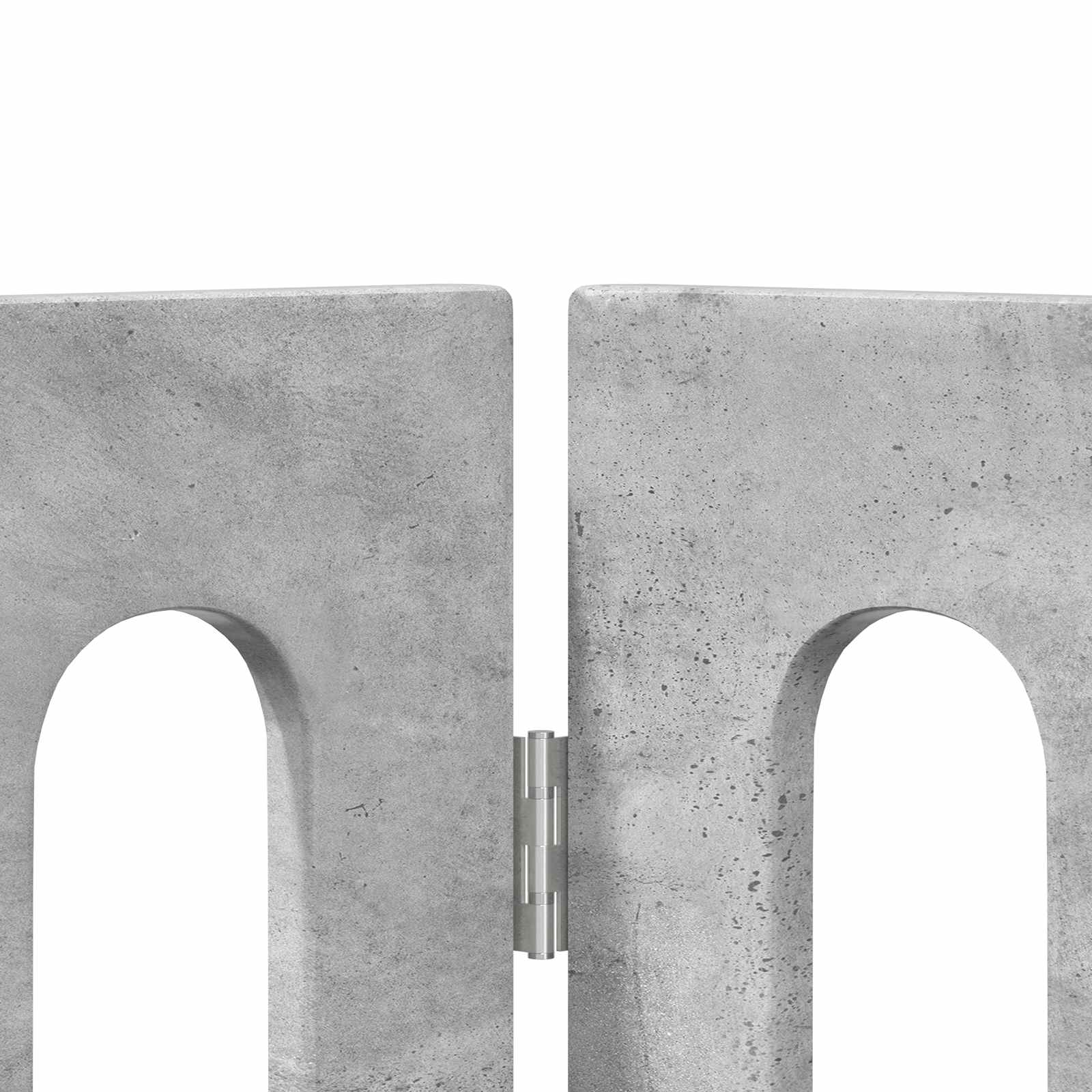 Recinto pieghevole per animali 4 pcs Grigio Cemento | homemem39