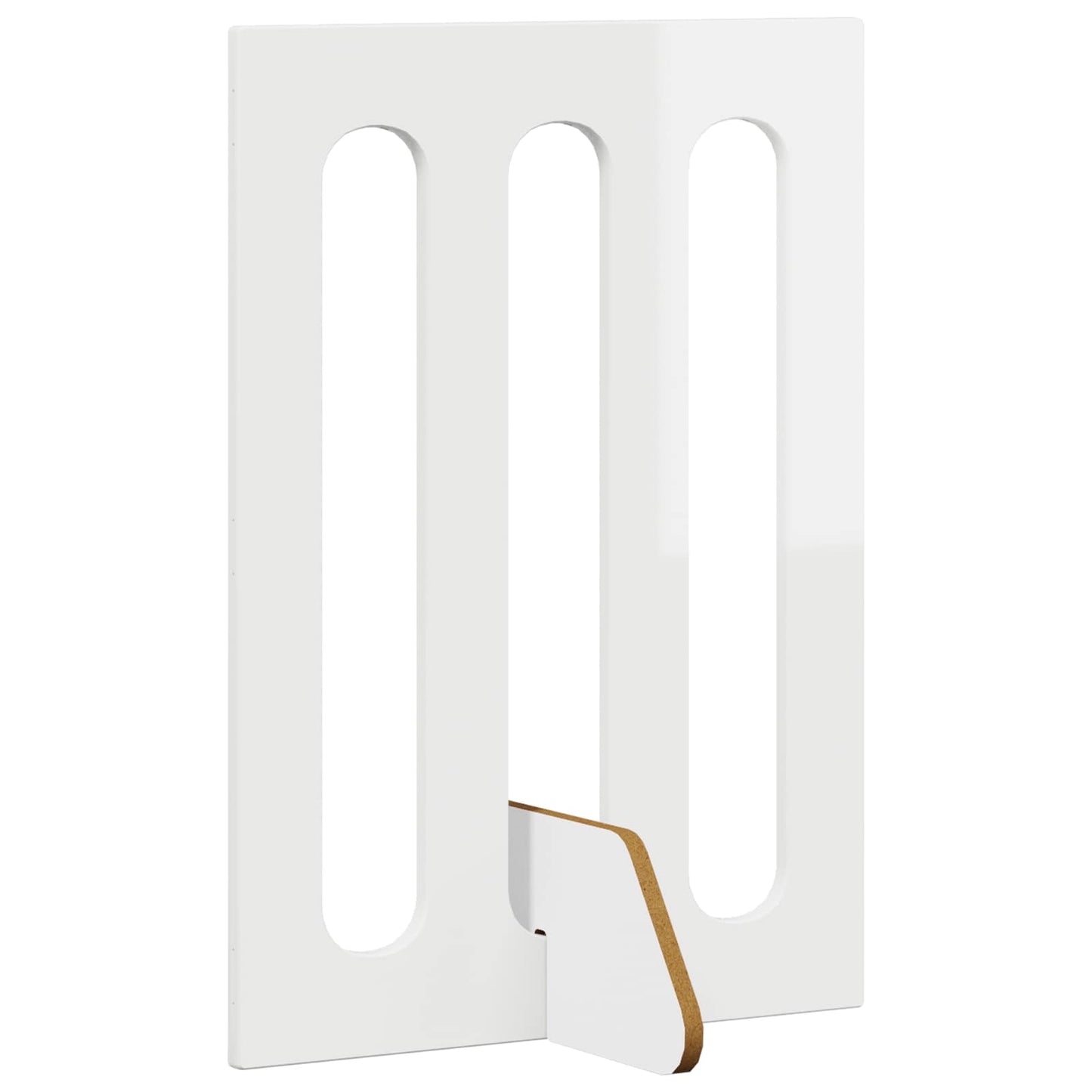 Recinto pieghevole per animali 2 pcs Bianco Lucido | homemem39