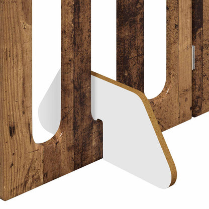 Recinto pieghevole per animali 2 pcs Legno di quercia
