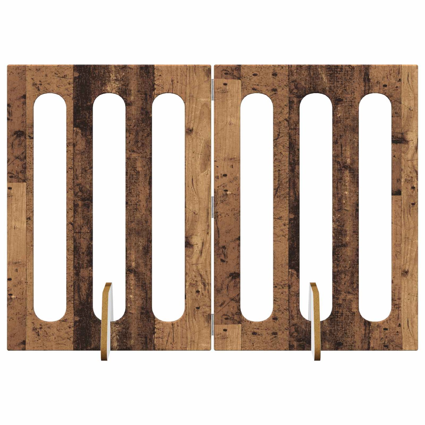 Recinto pieghevole per animali 2 pcs Legno di quercia