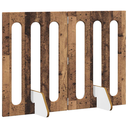 Recinto pieghevole per animali 2 pcs Legno di quercia | homemem39