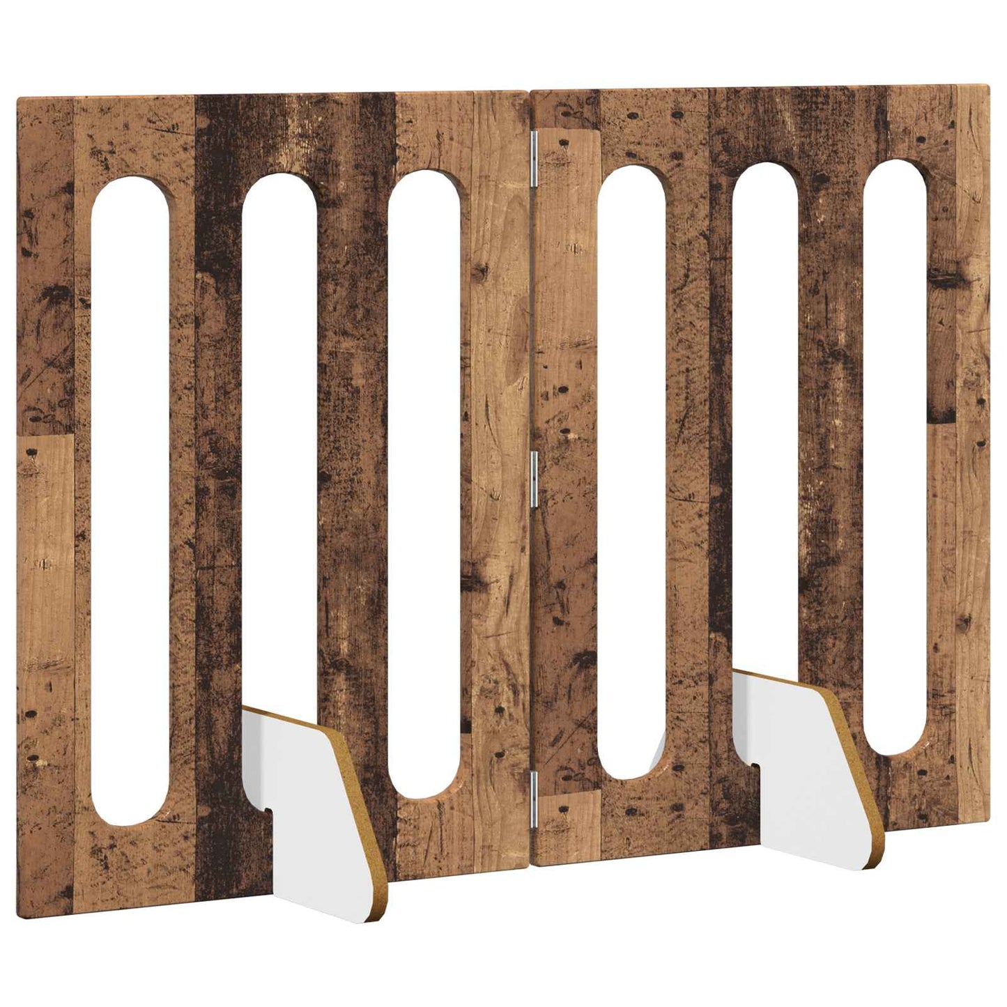 Recinto pieghevole per animali 2 pcs Legno di quercia