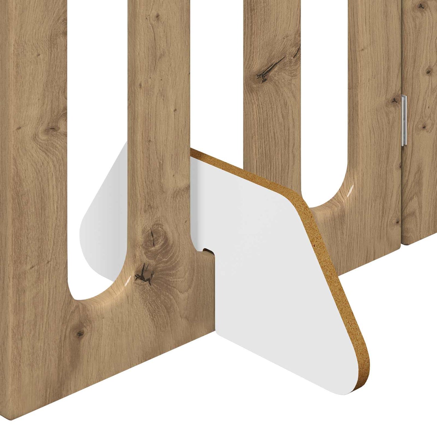 Recinto pieghevole per animali 2 pcs Rovere Artigianale | homemem39