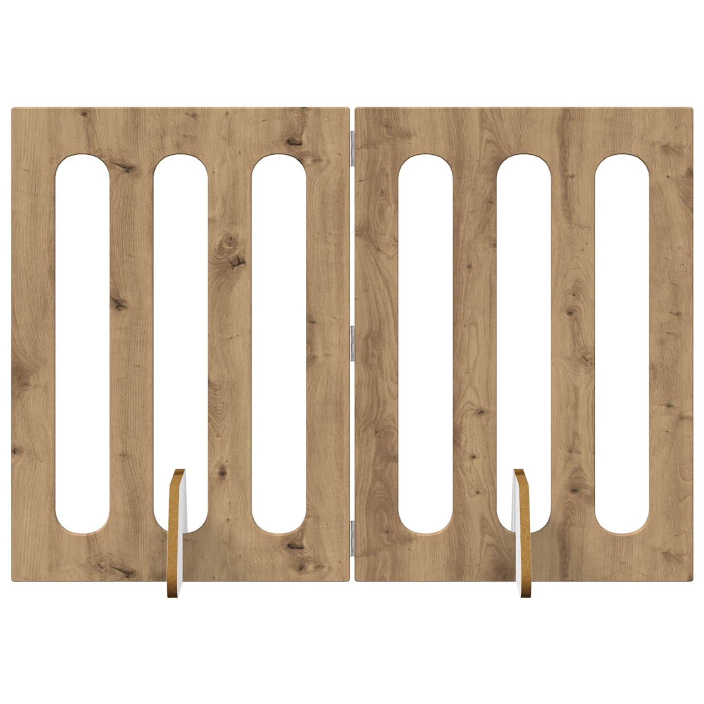 Recinto pieghevole per animali 2 pcs Rovere Artigianale | homemem39
