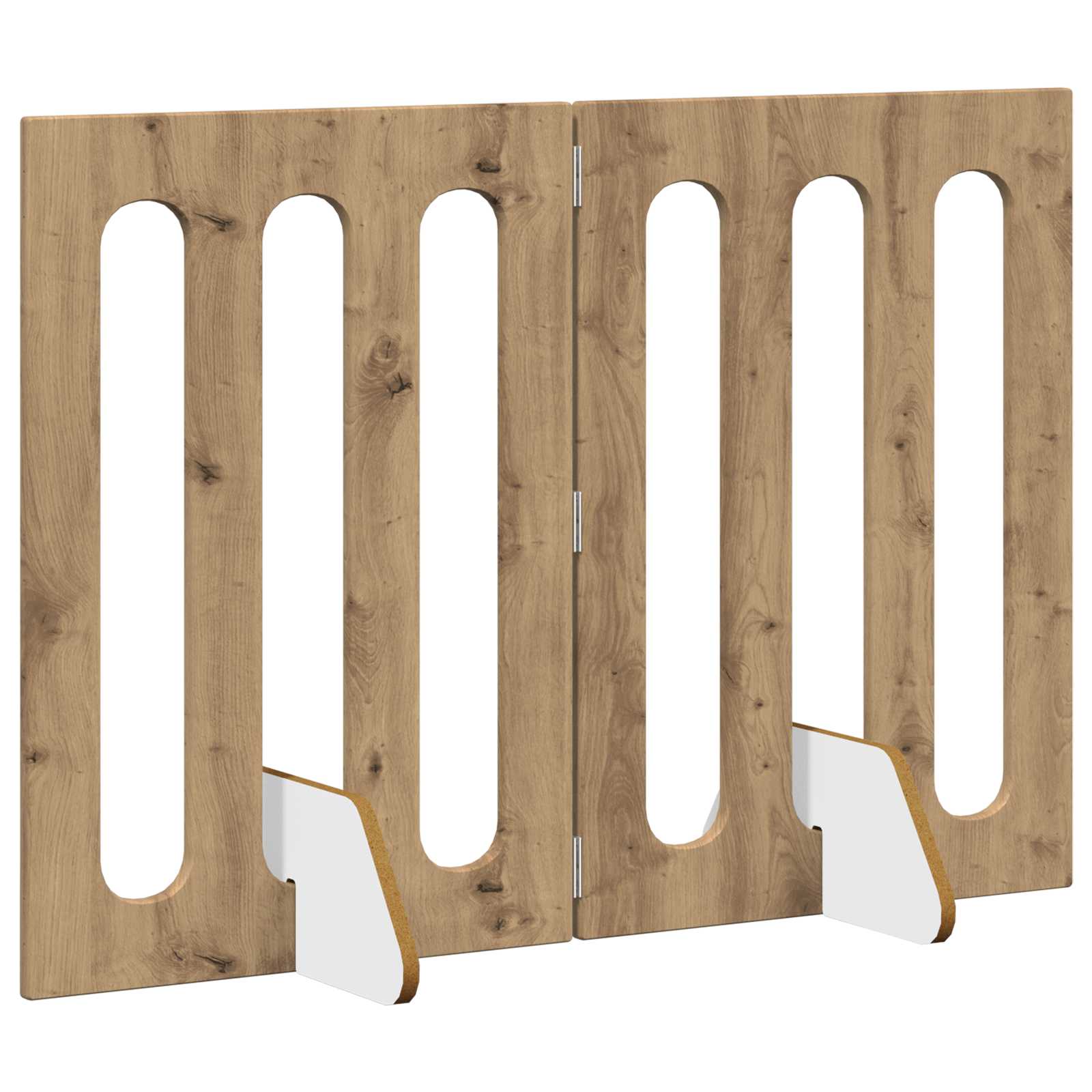 Recinto pieghevole per animali 2 pcs Rovere Artigianale | homemem39