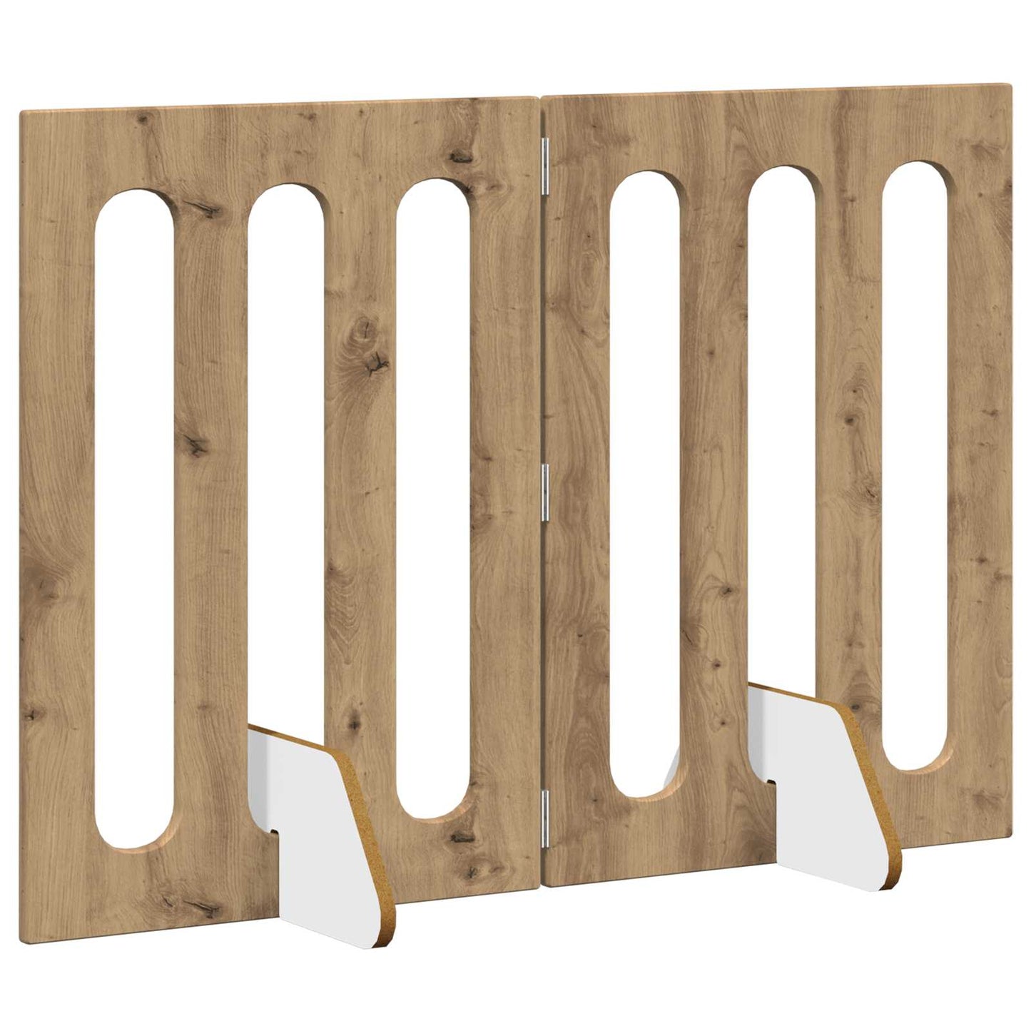 Recinto pieghevole per animali 2 pcs Rovere Artigianale