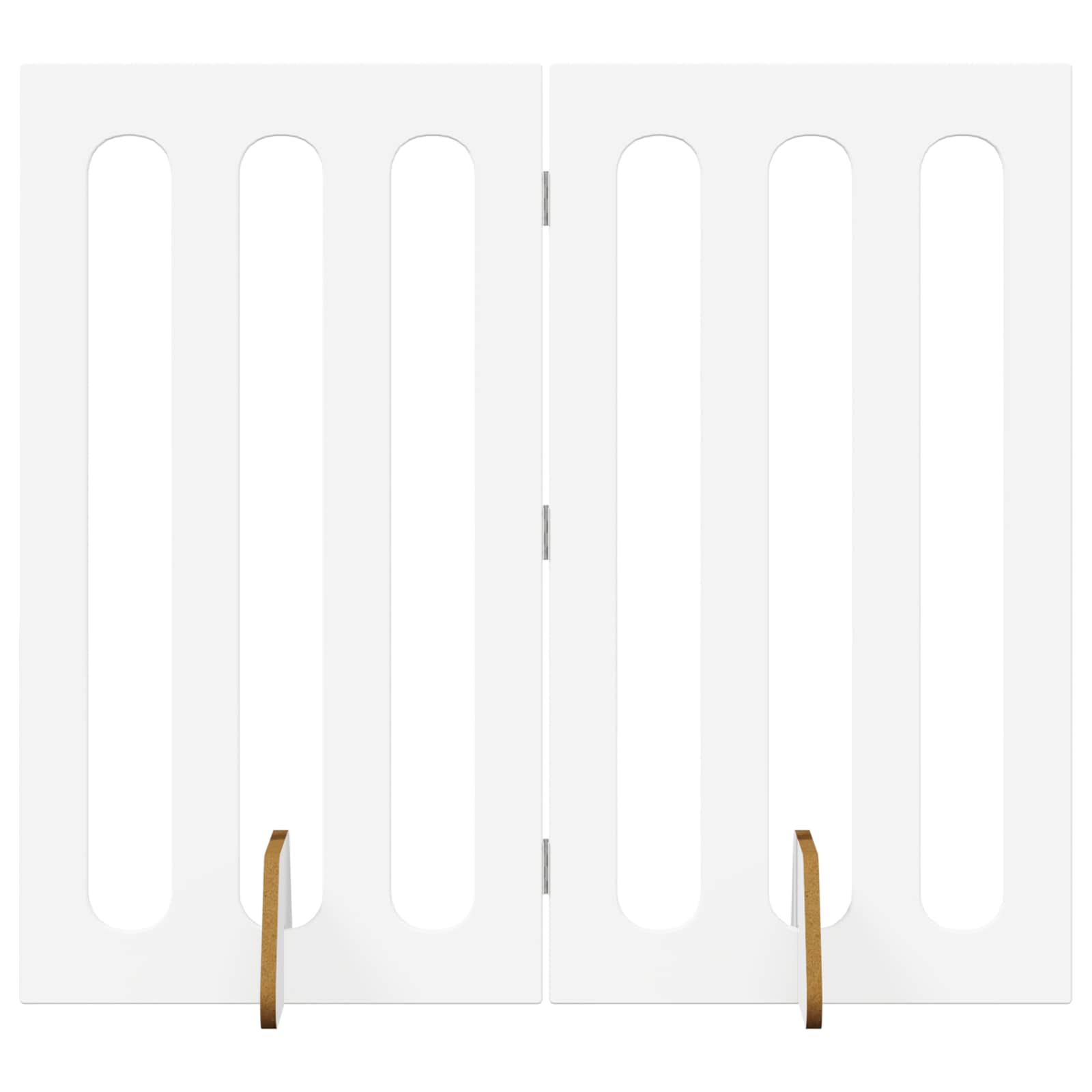 Recinto pieghevole per animali 2 pcs Bianco 100,5 x 38 x 90 cm | homemem39