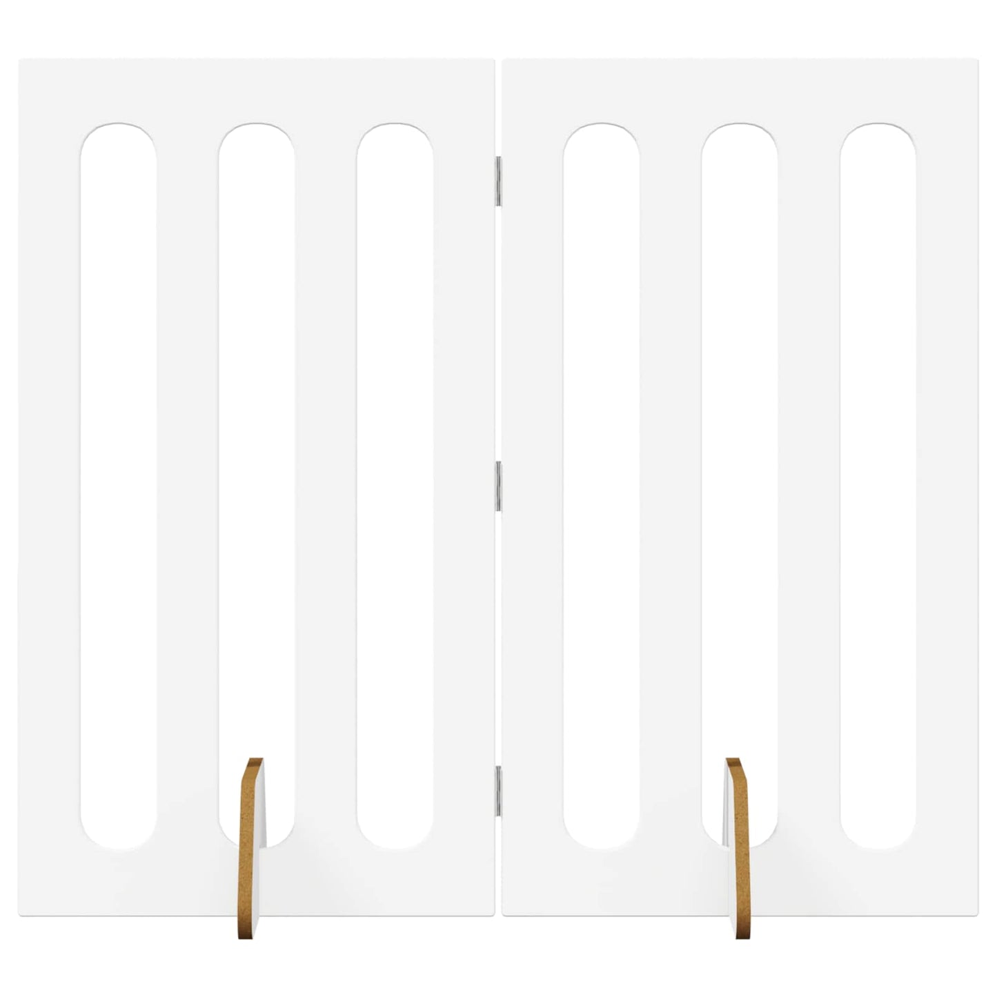 Recinto pieghevole per animali 2 pcs Bianco 100,5 x 38 x 90 cm