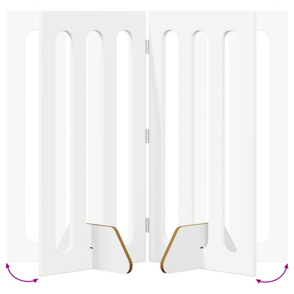 Recinto pieghevole per animali 2 pcs Bianco 100,5 x 38 x 90 cm | homemem39