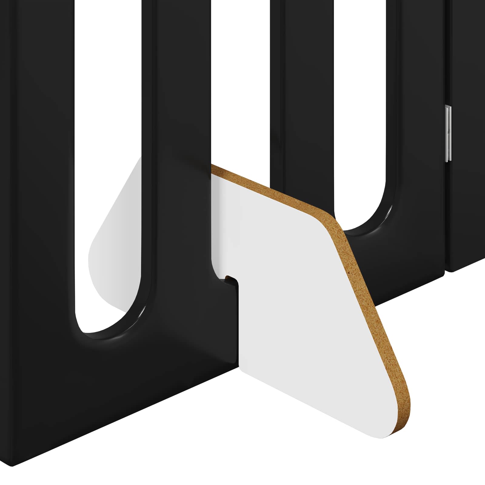 Recinto pieghevole per animali 2 pcs Rovere Nero | homemem39