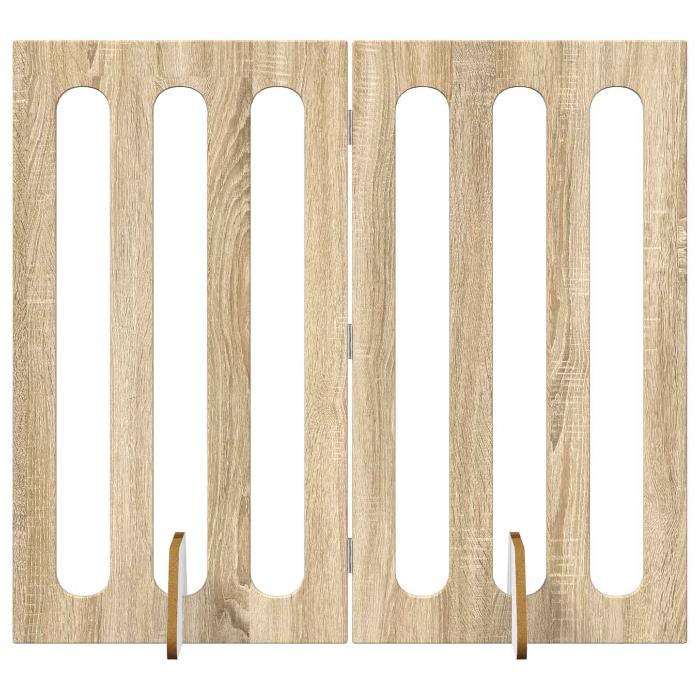 Recinto pieghevole per animali 2 pcs Rovere Sonoma | homemem39