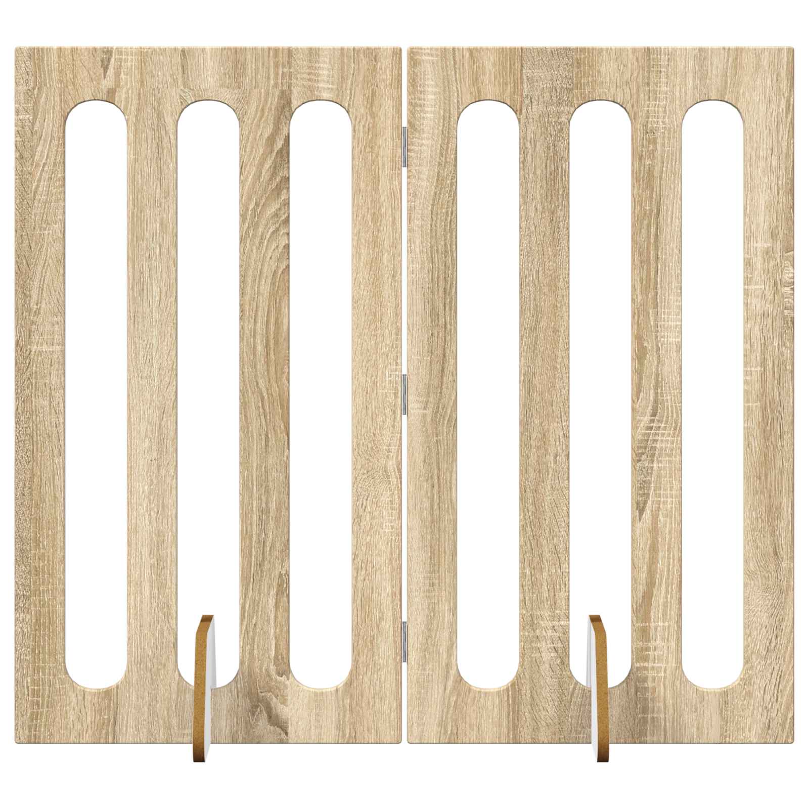 Recinto pieghevole per animali 2 pcs Rovere Sonoma | homemem39