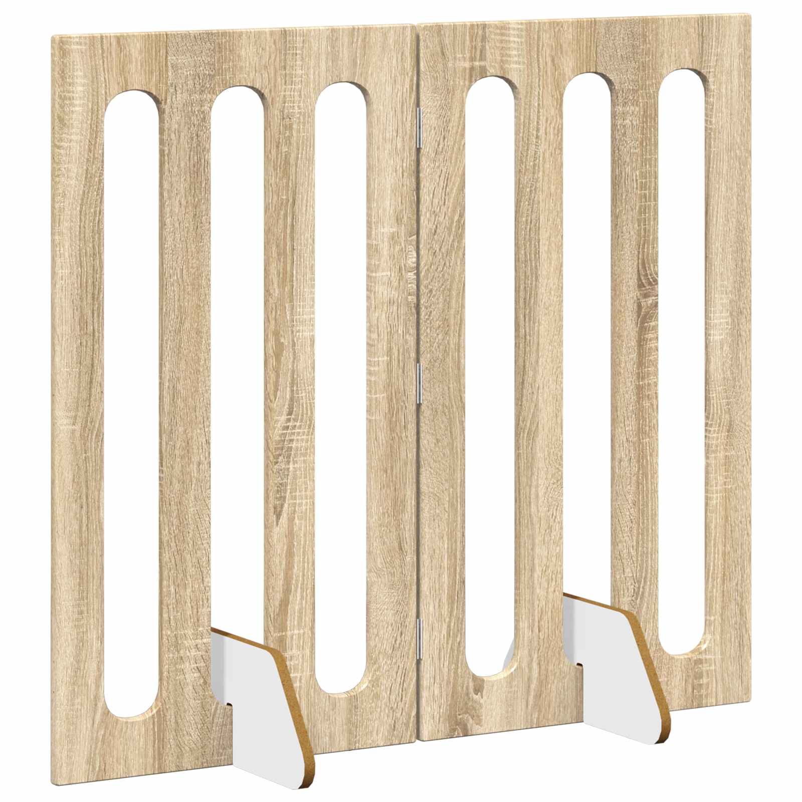 Recinto pieghevole per animali 2 pcs Rovere Sonoma | homemem39