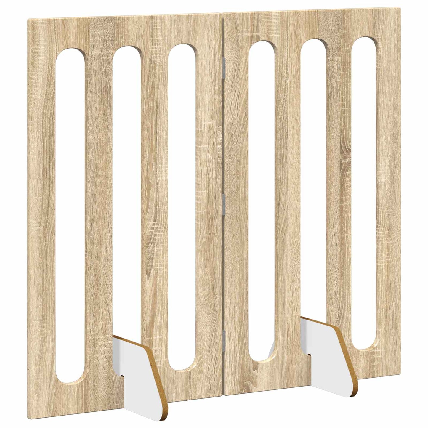 Recinto pieghevole per animali 2 pcs Rovere Sonoma