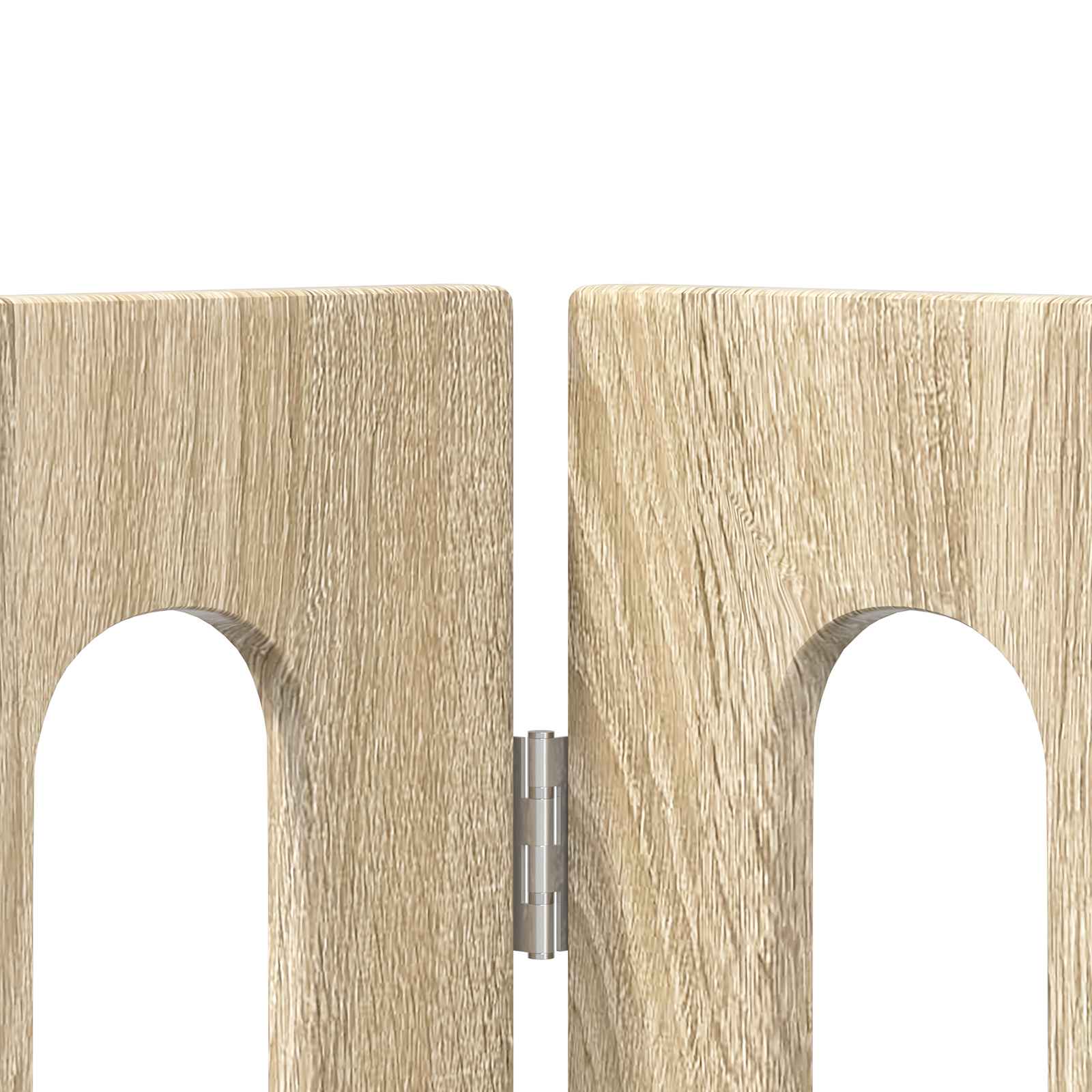Recinto pieghevole per animali 4 pcs Rovere Sonoma | homemem39