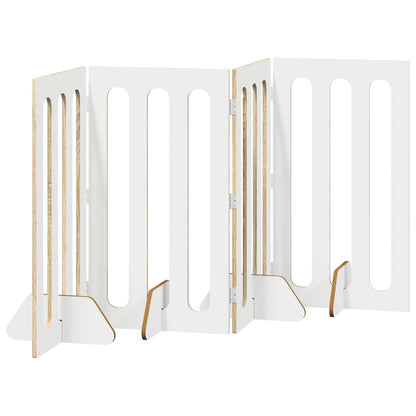 Recinto pieghevole per animali 4 pcs Rovere Sonoma | homemem39