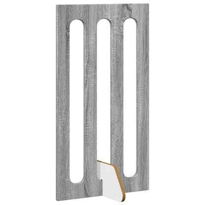 Recinto pieghevole per animali 2 pcs Sonoma grigia