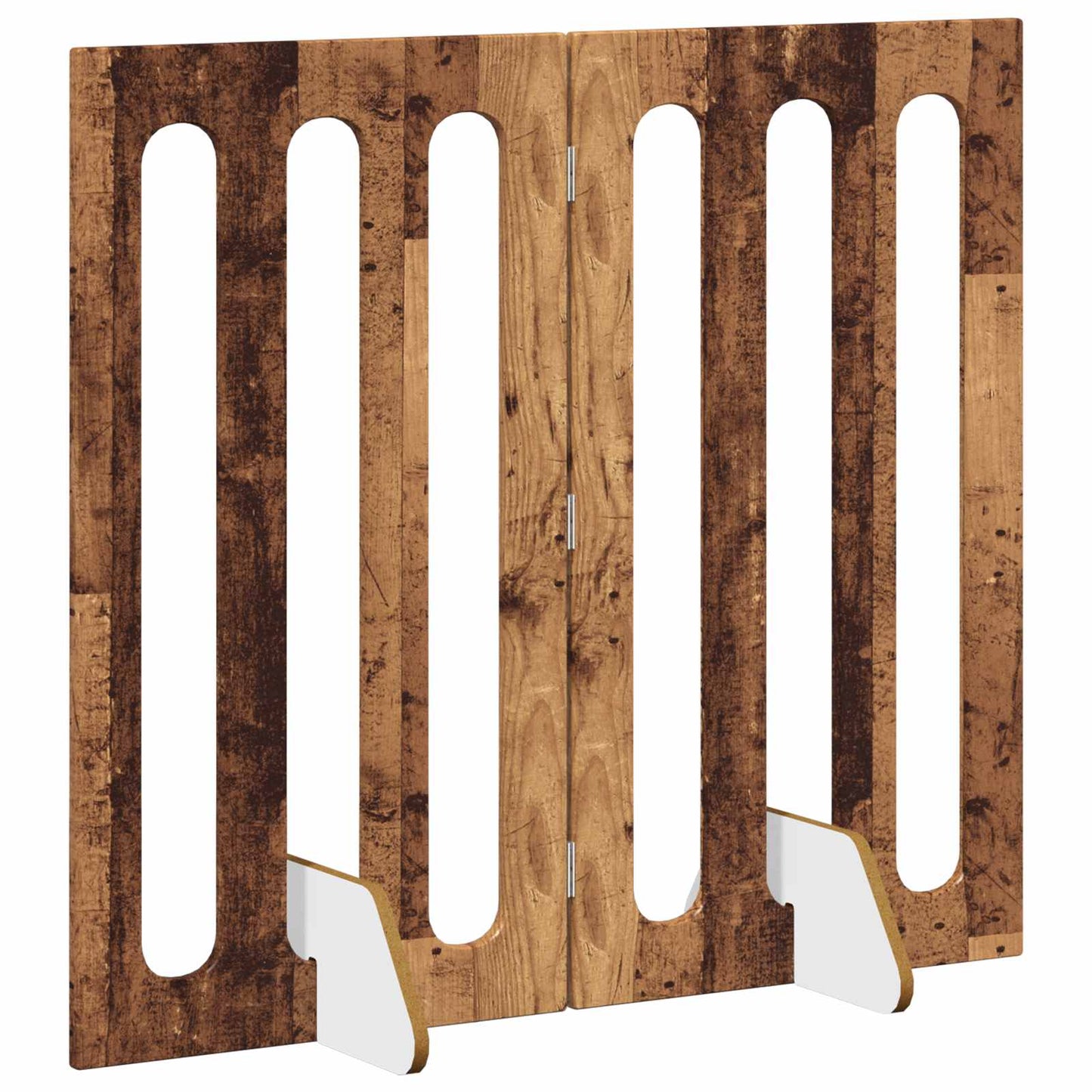 Recinto pieghevole per animali 2 pcs Legno di quercia