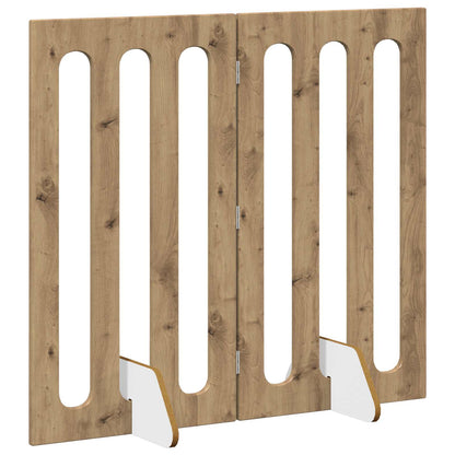 Recinto pieghevole per animali 2 pcs Rovere Artigianale | homemem39