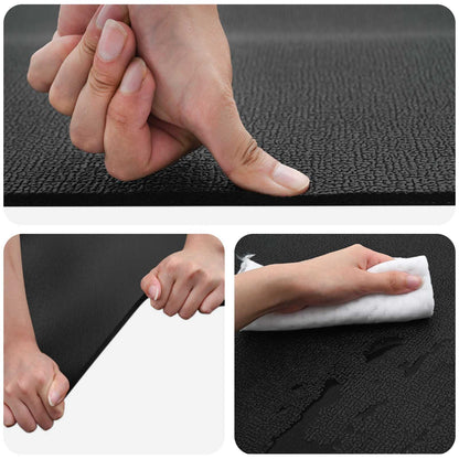 Tappetino di Protezione Sportiva Nero 243 x 152 x 0,6 cm | homemem39