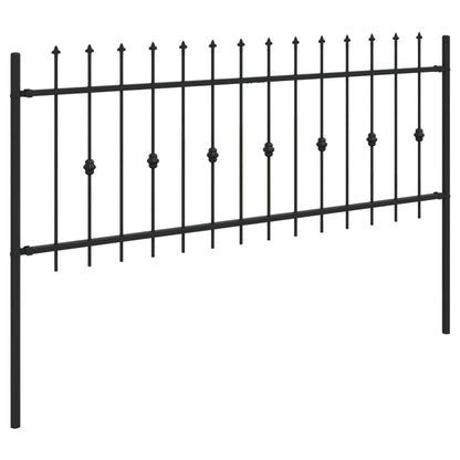 Recinzione a punte Asten Nero 200 x 130 cm | homemem39