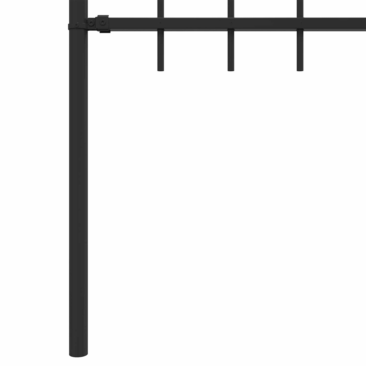 Recinzione a punte Asten Nero 200 x 150 cm | homemem39