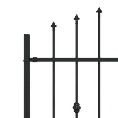 Recinzione a punte Asten Nero 200 x 130 cm | homemem39